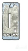 Carcaça Do Chassi Aro Lateral Compatível Galaxy A53 5g A536e Cor:Azul