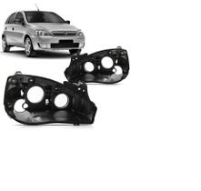 Carcaça Farol Chevrolet Corsa 03 04 05 06 07 08 09 10 11 Lado Direito Carcaça Farol Chevrolet Corsa 03 04 05 06 07 08 09 10 11 Lado Direito