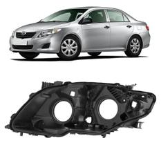 Carcaça Farol Dianteiro Corolla 2009 2010 2011 Esquerdo