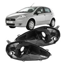 Carcaça Farol Dianteiro Punto 2007 Até 2012 Arteb Par 2 peças Carcaça Farol Dianteiro Punto 2007 Até 2012 Arteb Par 2 peças