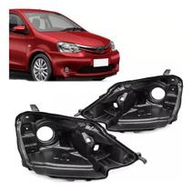 Carcaça farol etios 2017/21 par