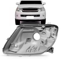 Carcaça Farol Hilux Srv 2005 2006 2007 2008 2009 2010 2011 Cinza
