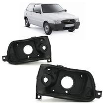 Carcaça Farol Principal Uno 2005 2006 2007 2008 2009 2010 Foco Simples Carcaça Preta Foco Simples