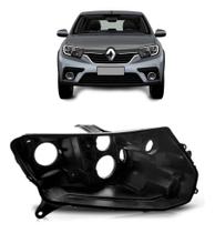 Carcaça Farol Renault Logan 20 A 23 - Lado Direito (Passageiro)