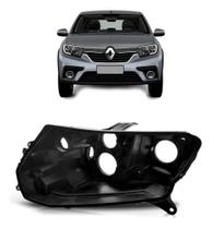 Carcaça Farol Renault Logan 20 A 23 - Lado Esquerdo (Motorista)