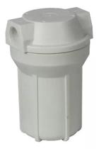 Carcaça filtro de água 5 branca rosca 1/2 tam plana s/ refil