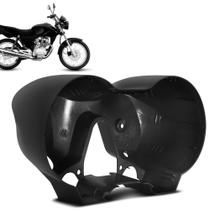 carcaca inferior do painel titan 150 2004 a 2008 preto - Pro Tork