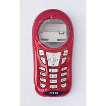 Carcaça motorola c115 vermelha