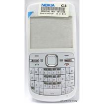 Carcaça Nokia C3 Branca Completa