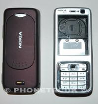 Carcaça Nokia N73 Prata Completa