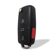 Carcaça Oca De Chave Canivete Vw 3 Botões E Panico Carcaça Oca De Chave Canivete Vw 3 Botões E Panico