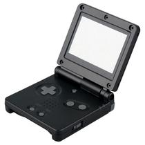 Carcaça OSTENT para Nintendo GBA SP, preta Carcaça OSTENT para Nintendo GBA SP, preta