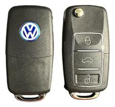 Carcaça Para Chave Canivete Gol Fox Polo Jeta G5 Cromada Carcaça Para Chave Canivete Gol Fox Polo Jeta G5 Cromada