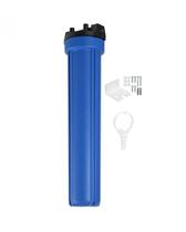 Carcaça Plástica Azul 20X2,5 F500 - Conexão 3/4 Com Chave