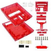 Carcaça Substituta Transparente Vermelha Hzxkqmil para SNES Carcaça Substituta Transparente Vermelha Hzxkqmil para SNES