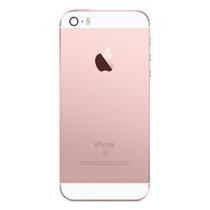 Carcaça Tampa traseira compatível com iPhone SE rosa dourado