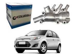 Carcaça termostatica aluminio columbia ford fiesta 1.0 1.6 2011 a 2014