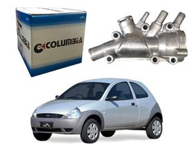 Carcaça termostatica aluminio columbia ford ka 1.0 1.6 1997 a 2007