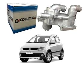 Carcaça termostatica aluminio columbia original volkswagen crossfox 1.6 8v 2010 a 2014