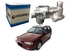 Carcaça termostatica aluminio columbia volkswagen parati g2 1.0 16v 1997 a 2001