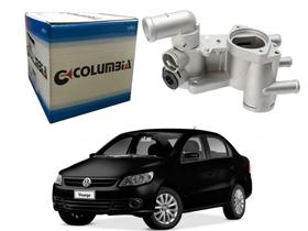 Carcaça termostatica aluminio columbia volkswagen voyage g5 1.0 8v 1.6 8v 2009 a 2013