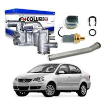 Carcaça Termostática Alumínio Polo Sedan 1.6 8v 2007 A 2011