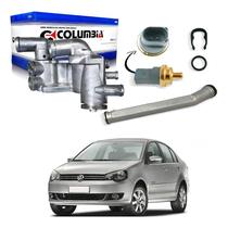 Carcaça Termostática Alumínio Polo Sedan 1.6 8v 2012 A 2015