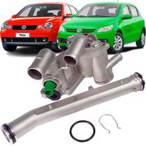 Carcaça Termostática Tubo De Água Vw Gol G5 Fox Golf 1.0 1.6