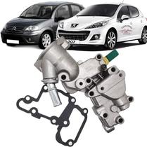 Carcaça Termostática Válvula Sensor Citroen C3 Peugeot 206 Carcaça Termostática Válvula Sensor Citroen C3 Peugeot 206