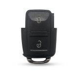 Carcaça Traseira de Chave Canivete Oca 2 Botões Volkswagen