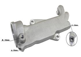 Carcaça Válvula Termostática Aluminio Astra Kadett Zafira Carcaça Válvula Termostática Aluminio Astra Kadett Zafira