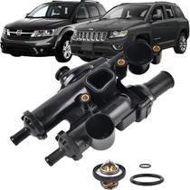 Carcaça Valvula Termostatica Completa Fiat Freemont Compass Carcaça Valvula Termostatica Completa Fiat Freemont Compass