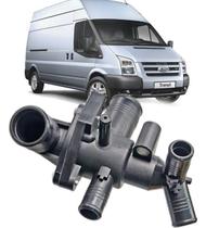 Carcaça Válvula Termostática Ford Transit 2.4 Diesel