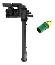 Carcaca valvula Termostatica Plástico Original Vw Fox Gol Polo Saveiro Voyage Golf Sensor Verde