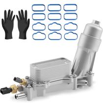 Carcasa de filtro de aceite con enfriador de aceite para Chrysler 200 300