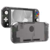 Carcasa de Repuesto eXtremeRate Transparente Negra para Nintendo Switch Lite