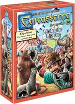 Carcassonne Sob a Grande Tenda - Expansão 10 - Jogo de Tabuleiro Estratégia Medieval - Família e Adultos - 2-6 Jogadores - Z-Man Games