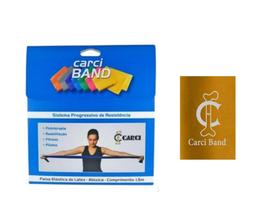 Carci Band Ouro 1,5m Faixa Elástica Extra Forte Nº7 Carci Band Ouro 1,5m Faixa Elástica Extra Forte Nº7