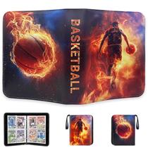 Card Binder Basketball, suporte de 4 bolsos, 400 cartas à prova d'água