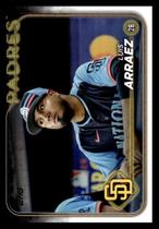 Card colecionável de beisebol Topps 2024 Luis Arraez Padres Card colecionável de beisebol Topps 2024 Luis Arraez Padres