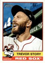 Card de Beisebol Heritage 2025 Trevor Story Red Sox