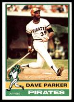 Card de Beisebol Topps 1976 Dave Parker Pirates 185 Card de Beisebol Topps 1976 Dave Parker Pirates 185