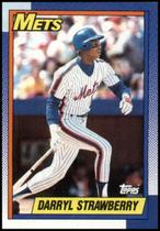 Card de Beisebol Topps 1990 600 Darryl Strawberry Mets Card de Beisebol Topps 1990 600 Darryl Strawberry Mets