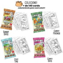 Card de Colorir Capivara com 6 Unidades Card de Colorir Capivara com 6 Unidades