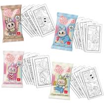 Card de Colorir Fofo Monstros com 6 Unidades