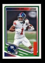 Card de Futebol 2025 Score Malik Nabers NY Giants 105