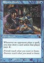 Card Magic The Gathering Rhystic Study Prophecy