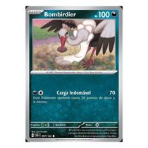 Card pokemon bombirdier (097/142) reverse foil coroa estelar