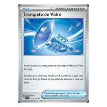 Card pokemon trompete de vidro (135/142) coroa estelar