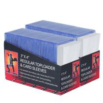 Card Sleeves Btlwpy 400 Top Loaders Cartões de beisebol de 3x4 polegadas Card Sleeves Btlwpy 400 Top Loaders Cartões de beisebol de 3x4 polegadas
